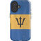 Barbados Flag Distressed iPhone 16 Plus Impact Case