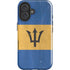 Barbados Flag Distressed iPhone 16 Plus Impact Case