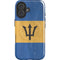 Barbados Flag Distressed iPhone 16 Plus Magsafe Impact Case