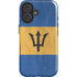 Barbados Flag Distressed iPhone 16 Plus Magsafe Impact Case