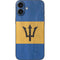 Barbados Flag Distressed iPhone 16 Plus Skin