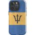 Barbados Flag Distressed iPhone 16 Pro Impact Case