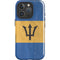 Barbados Flag Distressed iPhone 16 Pro Magsafe Impact Case