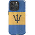 Barbados Flag Distressed iPhone 16 Pro Max Impact Case