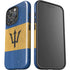 Barbados Flag Distressed iPhone 16 Pro Max Impact Case