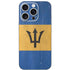 Barbados Flag Distressed iPhone 16 Pro Skin