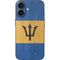 Barbados Flag Distressed iPhone 16 Skin