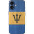 Barbados Flag Distressed iPhone 16 Skin