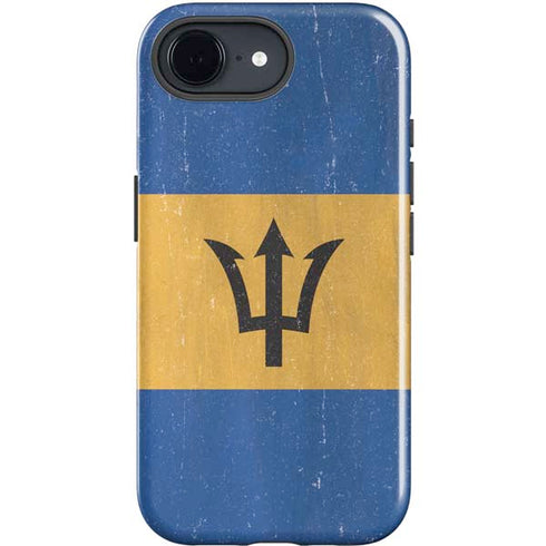 Barbados Flag Distressed iPhone 16e Impact Case