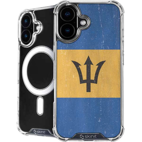 Barbados Flag Distressed iPhone 17 MagSafe Case