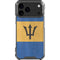Barbados Flag Distressed iPhone 18 Pro Max Clear Case