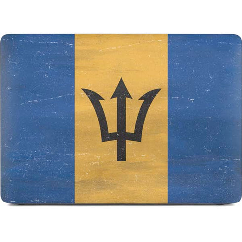 Barbados Flag Distressed Apple MacBook Air Skin