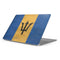 Barbados Flag Distressed Apple MacBook Pro 16-inch Skin