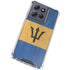 Barbados Flag Distressed Moto G 5G (2025) Clear Case