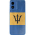 Barbados Flag Distressed Moto G Play 4G (2024) Skin