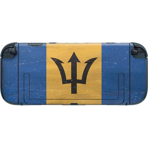 Barbados Flag Distressed Nintendo Switch 2 (2025) with Joy-Con Skin