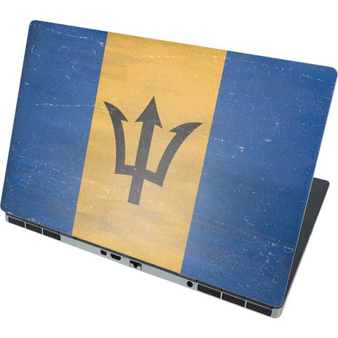 Barbados Flag Distressed Dell Precision Skin