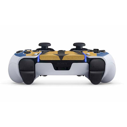 Barbados Flag Distressed PS5 DualSense Edge Pro Controller Skin