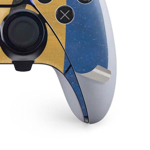 Barbados Flag Distressed PS5 DualSense Edge Pro Controller Skin