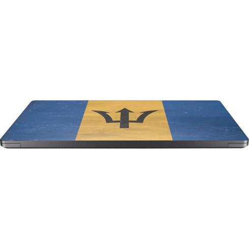 Barbados Flag Distressed Surface Laptop 7 13.8in Skin