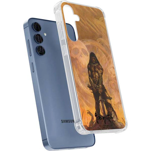 Barbarian by Frazetta Galaxy A55 5G Clear Case