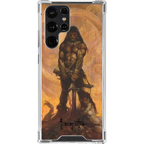 Barbarian by Frazetta Galaxy S23 Ultra Clear Case