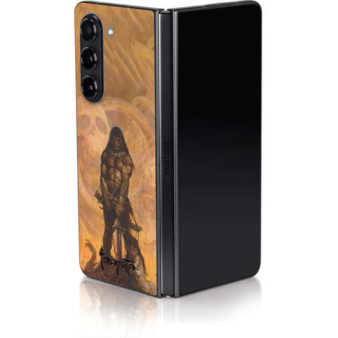 Barbarian by Frazetta Galaxy Z Fold5 5G Skin