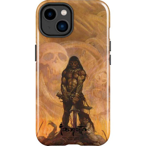 Barbarian by Frazetta iPhone 15 Impact Case