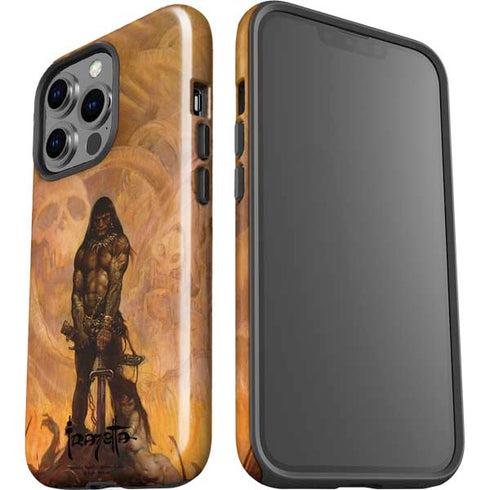 Barbarian by Frazetta iPhone 15 Pro Impact Case