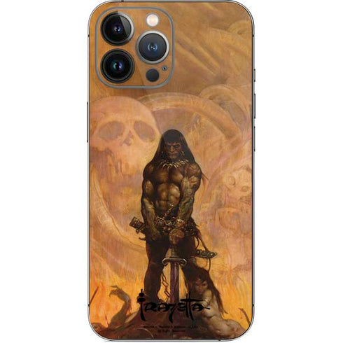 Barbarian by Frazetta iPhone 15 Pro Max Skin