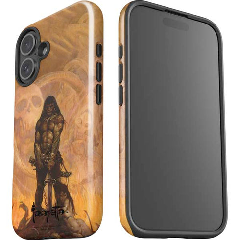 Barbarian by Frazetta iPhone 16 Impact Case