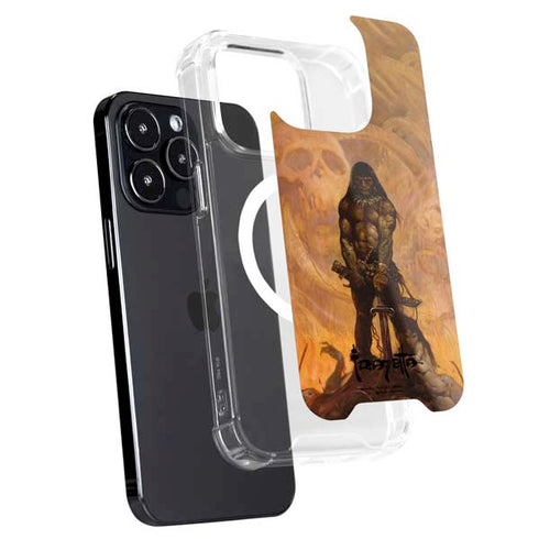 Barbarian by Frazetta iPhone 16 Pro Max MagSafe Case