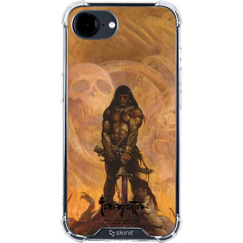 Barbarian by Frazetta iPhone 16e Clear Case