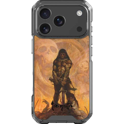 Barbarian by Frazetta iPhone 18 Pro Clear Case