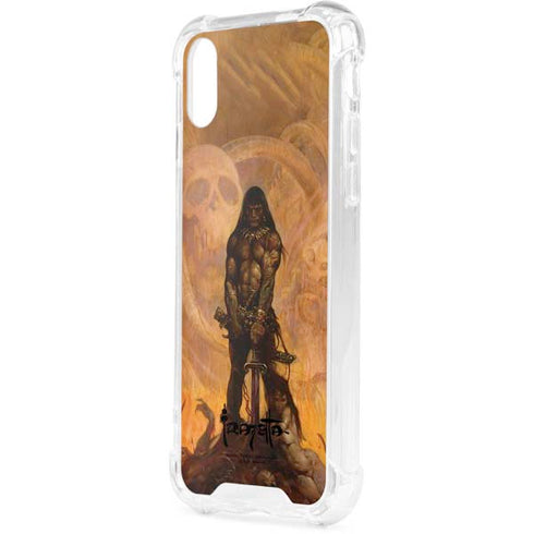 Barbarian by Frazetta iPhone XS Clear Case