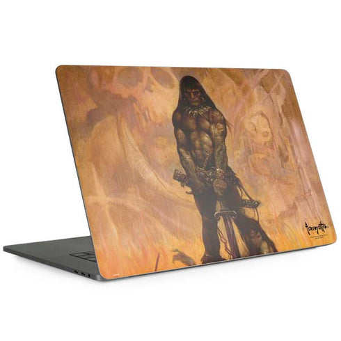 Barbarian by Frazetta MacBook Skins