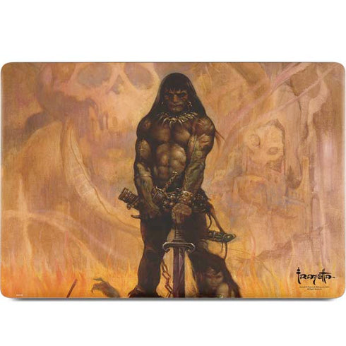 Barbarian by Frazetta MacBook Skins
