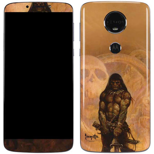 Barbarian by Frazetta Moto E5 Plus Skin