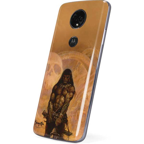 Barbarian by Frazetta Moto E5 Plus Skin