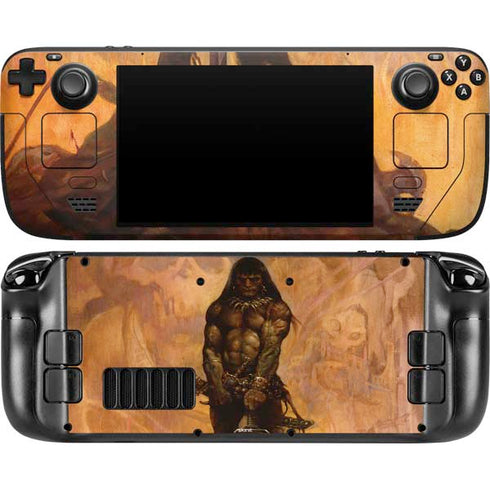 Barbarian by Frazetta Steam Deck Handheld Gaming Computer OLED Skin