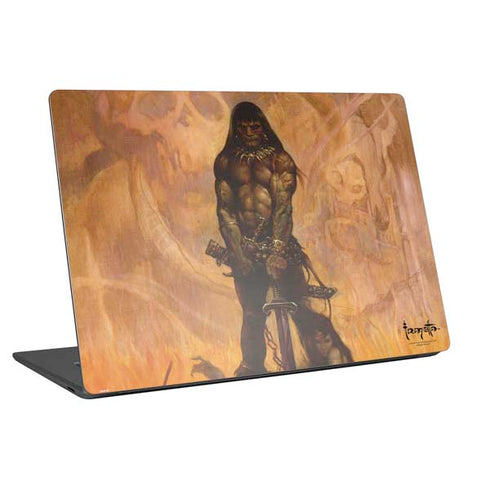 Barbarian by Frazetta Laptop Skins