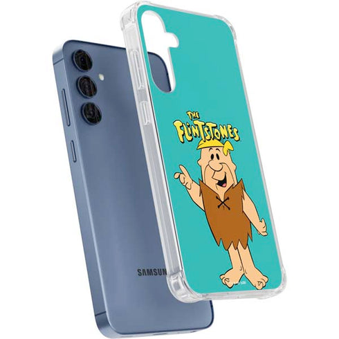 The Flinstones Barney Rubble Galaxy A55 5G Clear Case