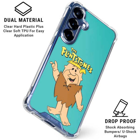 The Flinstones Barney Rubble Galaxy S25 Plus Clear Case