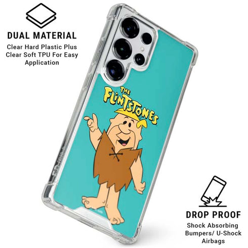 The Flinstones Barney Rubble Galaxy S26 Ultra Clear Case