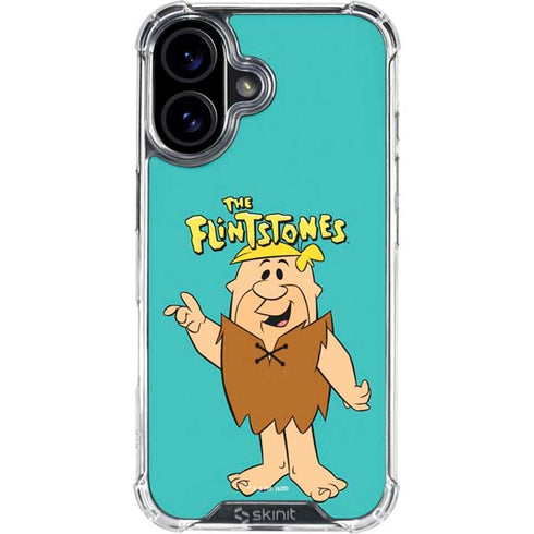 The Flinstones Barney Rubble iPhone 16 Plus Clear Case