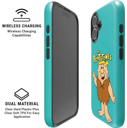 The Flinstones Barney Rubble iPhone 16 Plus Magsafe Impact Case
