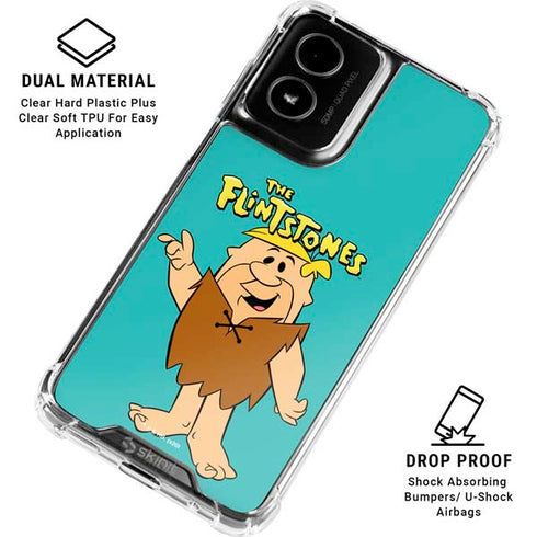 The Flinstones Barney Rubble Moto G Power 5G (2024) Clear Case