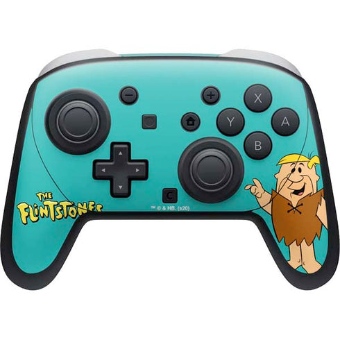 The Flinstones Barney Rubble Nintendo Switch 2 (2025) Pro Controller Skin