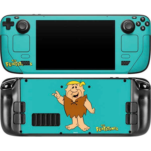 The Flinstones Barney Rubble Steam Deck Handheld Gaming Computer OLED Skin