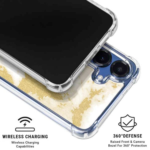 Basic Marble Galaxy S25 Clear Case